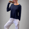 Bamboo Essential Pant ~ Oyster