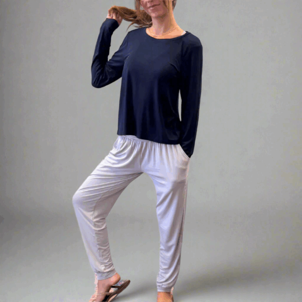 Bamboo Essential Pant ~ Oyster