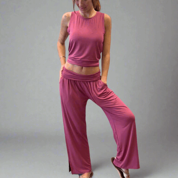 Bamboo Flow Tank ~ Rose