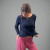 Bamboo Flow Long Sleeve ~ Midnight