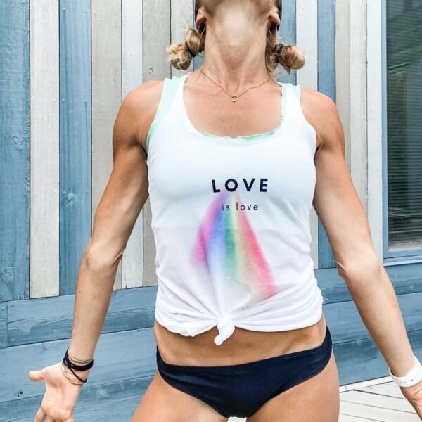 🌈 Love Is Love Racerback Tank- 2XL only