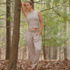 Bamboo Essential Pant ~ Sand- MEDIUM ONLY